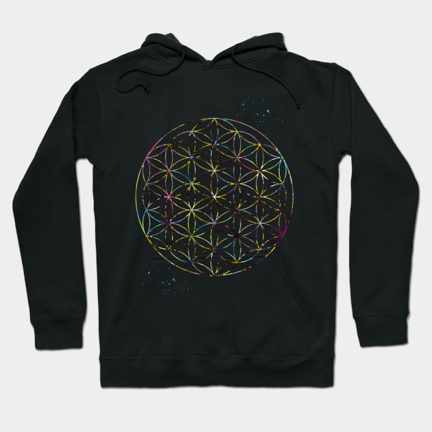 Flower of Life Hoodie by erzebeth